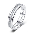 925 Sterling Silver CZ Luxury Ring
