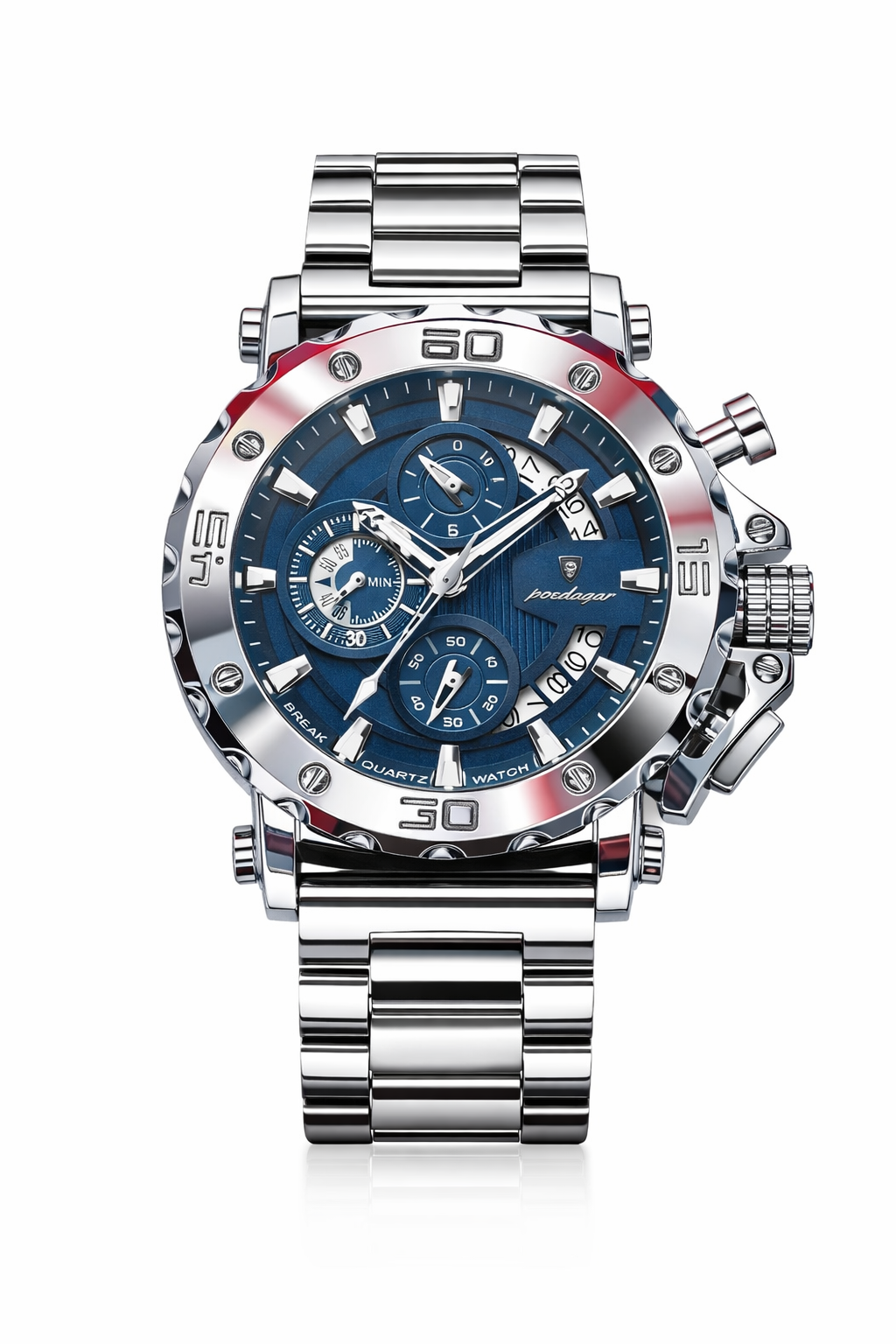 POEDAGAR ChronoSteel – Men’s Luxury Watch