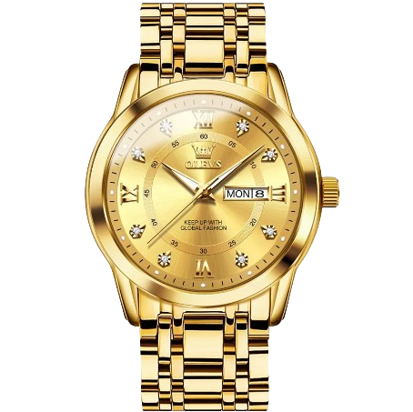 OLEVS Women’s Gold Luxury Watch – Elegant & Timeless Design